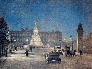 View of Buckingham Palace published by W.M. Power, 1912