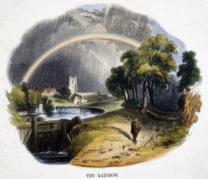 The Rainbow, from Phenomena of Nature, 1849