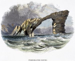 Perforated Rocks, from Phenomena of Nature, 1849