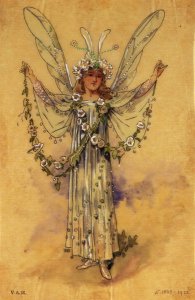 The Bindweed Fairy, costume for "A Midsummer Night's Dream", produced by R. Courtneidge for the Princes Theatre, Manchester