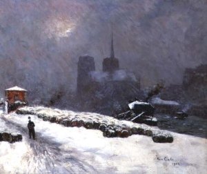 Notre Dame in the Snow, 1904