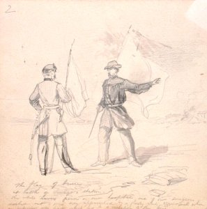 Flag of Truce, c.1860