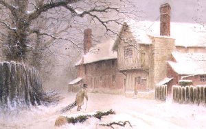 Returning Home in the Snow, 1892