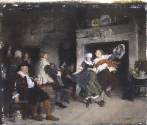 Couple Dancing in a Tavern, 1874