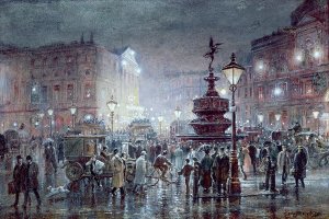 Piccadilly Circus at Night, 1911