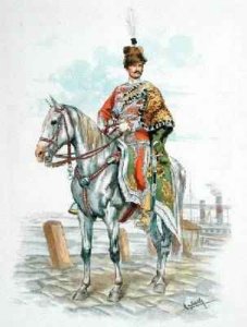 Officer of the Royal Hungarian Guard from Paris Illustre