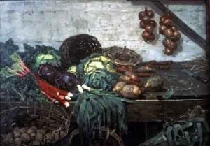 Vegetable Stall 1884