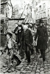 Gavroche Leading a Demonstration