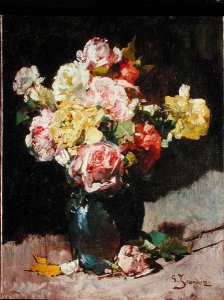 Vase of flowers