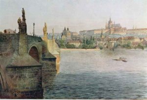 View of the Charles Bridge from Krizovnicka Namesti