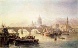 St Pauls Cathedral and London Bridge