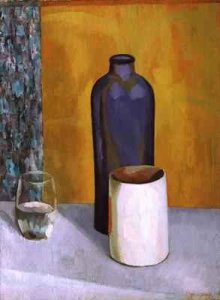 Still Life with a Blue Bottle