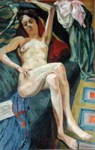 Woman on Sofa