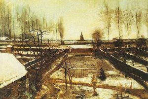 Parsonage Garden At Nuenen In The Snow The II