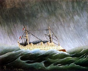 The Boat In The Storm