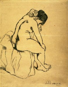 Bather Seated