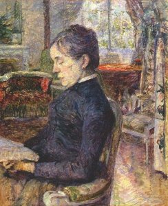 Adele De Toulouse Lautrec In The Salon At Malrome