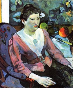 Portrait Of A Woman With Cezanne Still Life