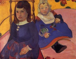 Portrait Of Two Children Aka Paul And Jean Schuffenecker