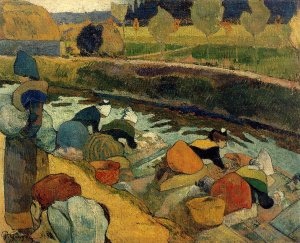 Washerwomen At The Roubine Du Roi  Arles