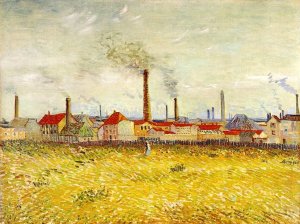 Factories At Asnieres Seen From The Quai De Clichy